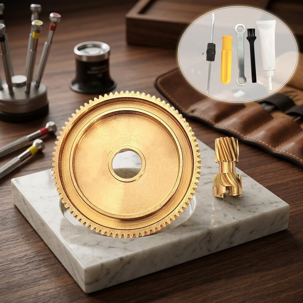 For DAIWA CC80 CR80 AIRD80 Baitcaster Clutch Gear Brass Material 7.5:1