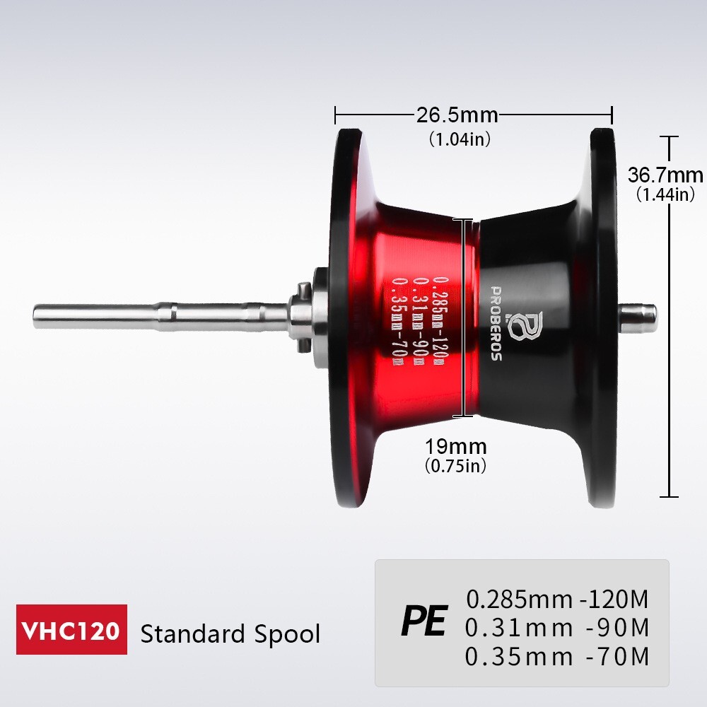 Fishing Reel 7.2:1 Gear Ratio Metal Colorful Wheel Magnetic Brake System 8KG VHC
