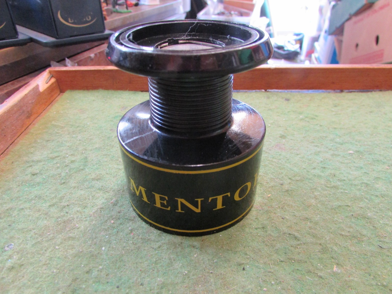 SHAKESPEARE MENTOR 2254-060 FRONT DRAG REEL GRAPHITE SPARE SPOOL VGC