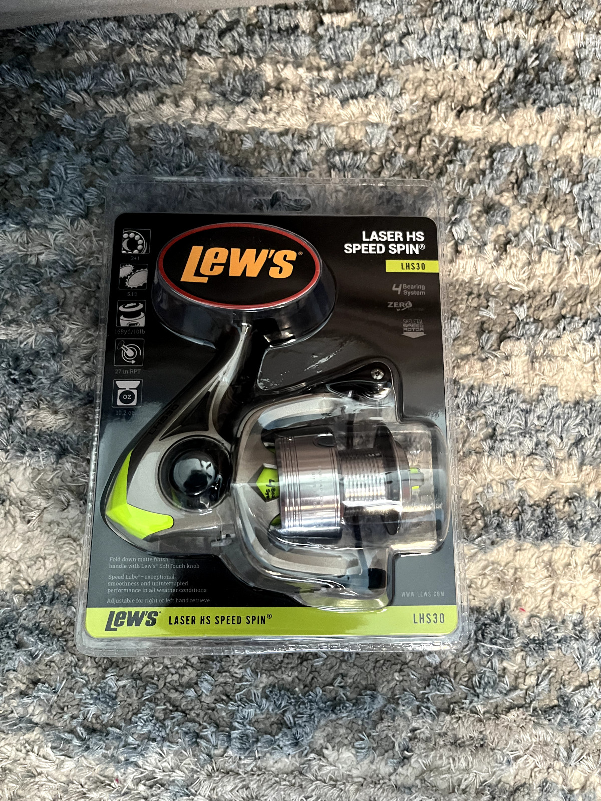 Lew’s LHS30 Laser HS Speed Spin Spinning Reel