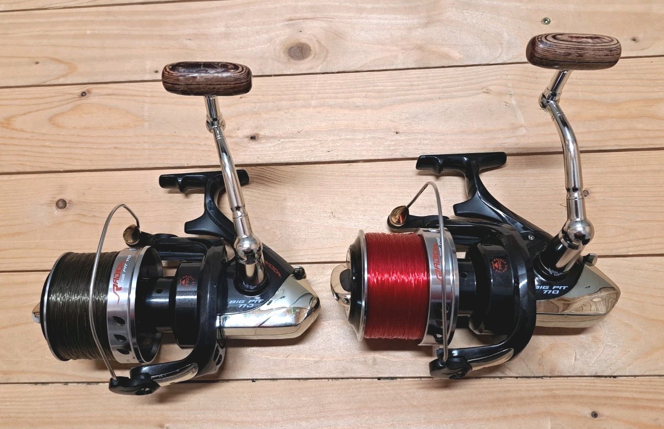 2 × Quantum Radical Big Pit 770 Carp Reels Fishing Reels Carp Fishing Carp
