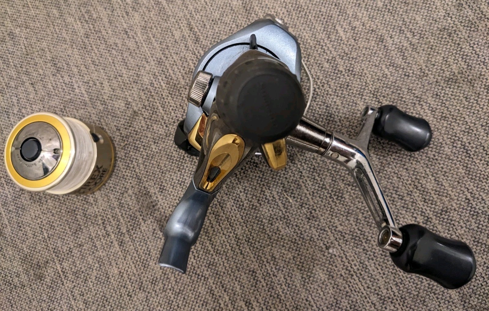 Shimano Spirex 4000 RE – Rear Drag Spinning Reel, QuickFire+ Spare Spool Nice