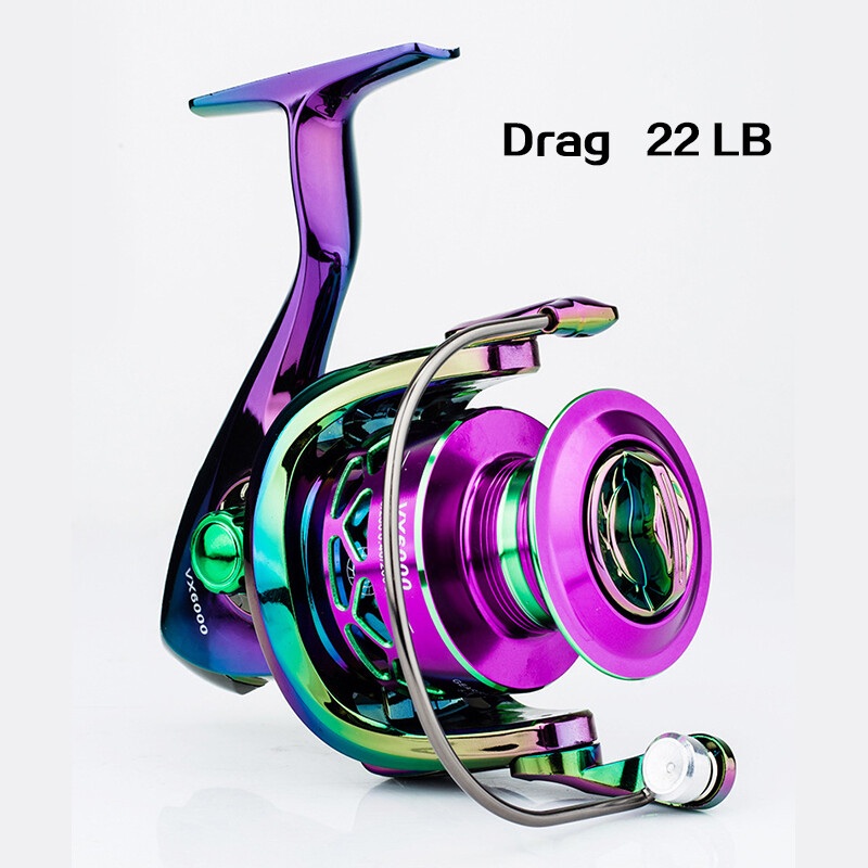 Colorful Fishing Reels Model 1000-7000 Spinning Reel 5.2:1 Gear Ratio