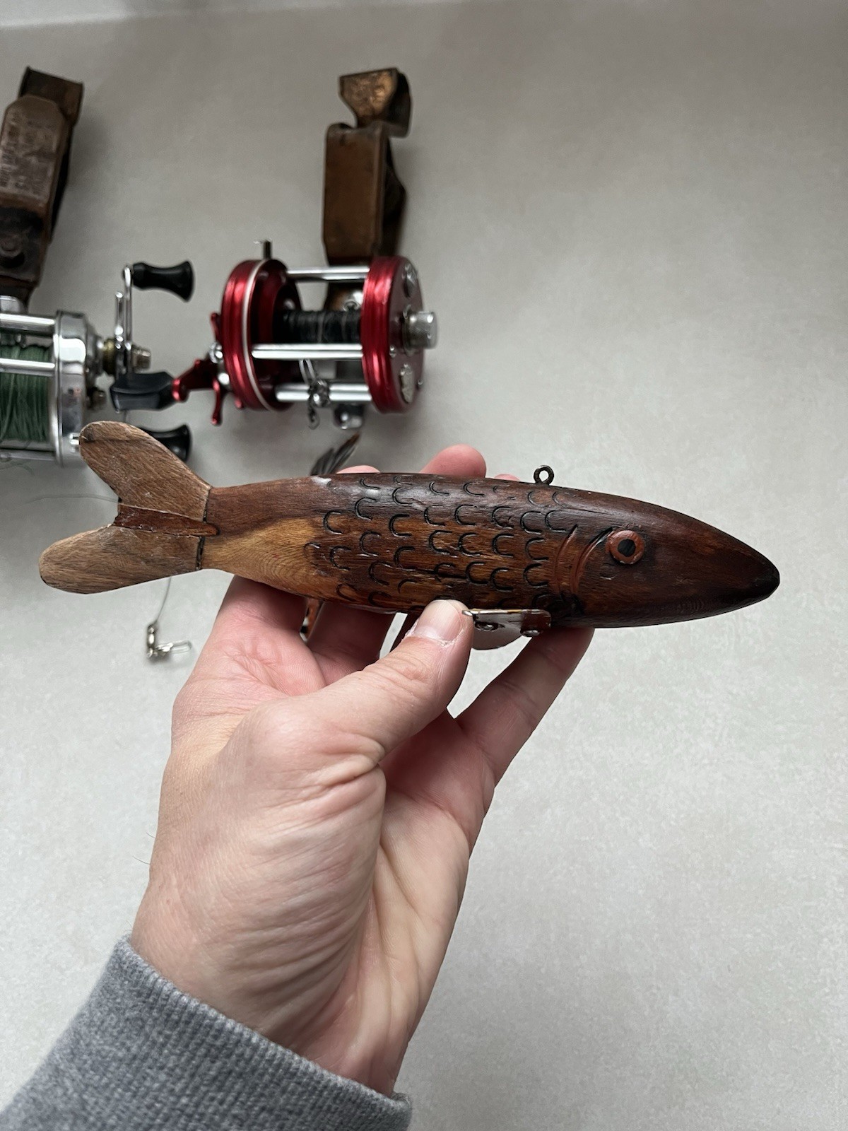 Abu Garcia Ambassadeur 6000 Shakespeare FE On Clips Vintage Spearing Decoys Lot