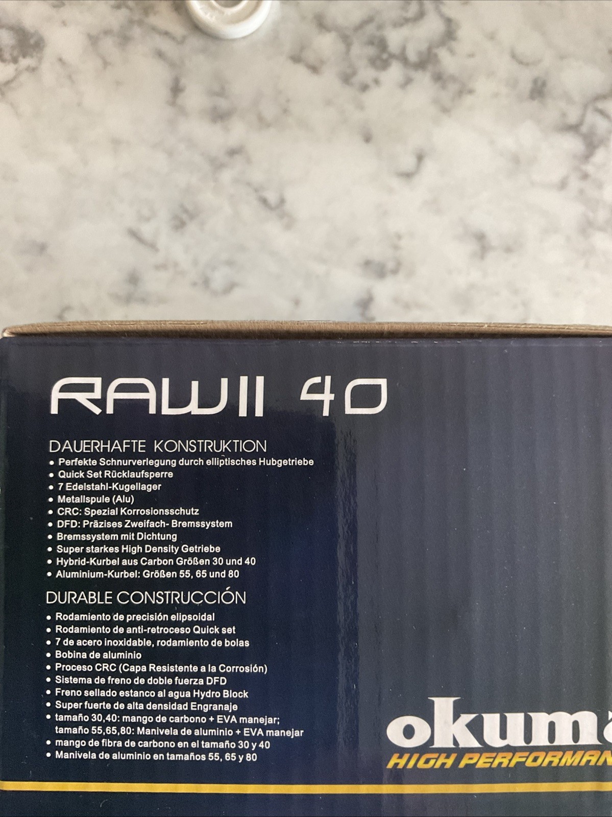 OKUMA RAWII 40 NEW IN BOX