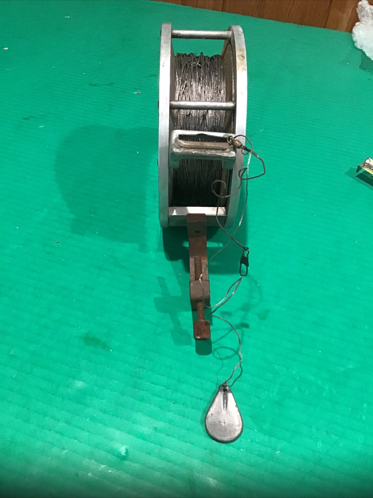 VINTAGE HANDLINE TROLLING REEL Working COLLECT OR FISH Hand Line River Fishing