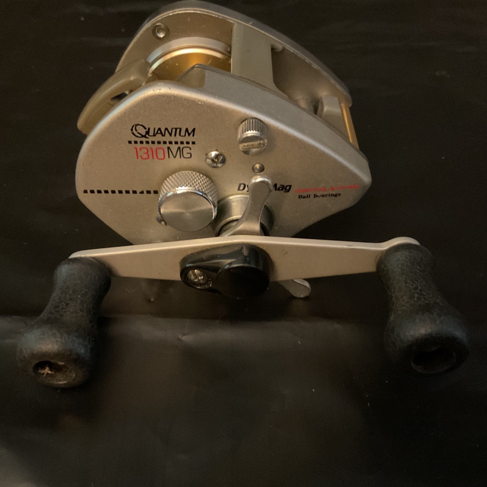2 Silver Quantum Magnum Gears 1310MG Dynamag Control System Fishing Reels