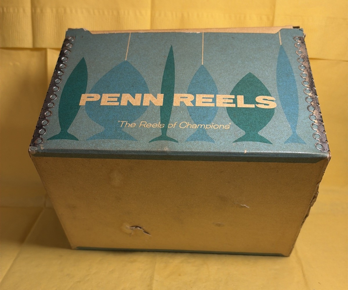 1970’s Penn Senator 113H 4/0 Big Game Fishing Reel Very Clean w/Box & Contents