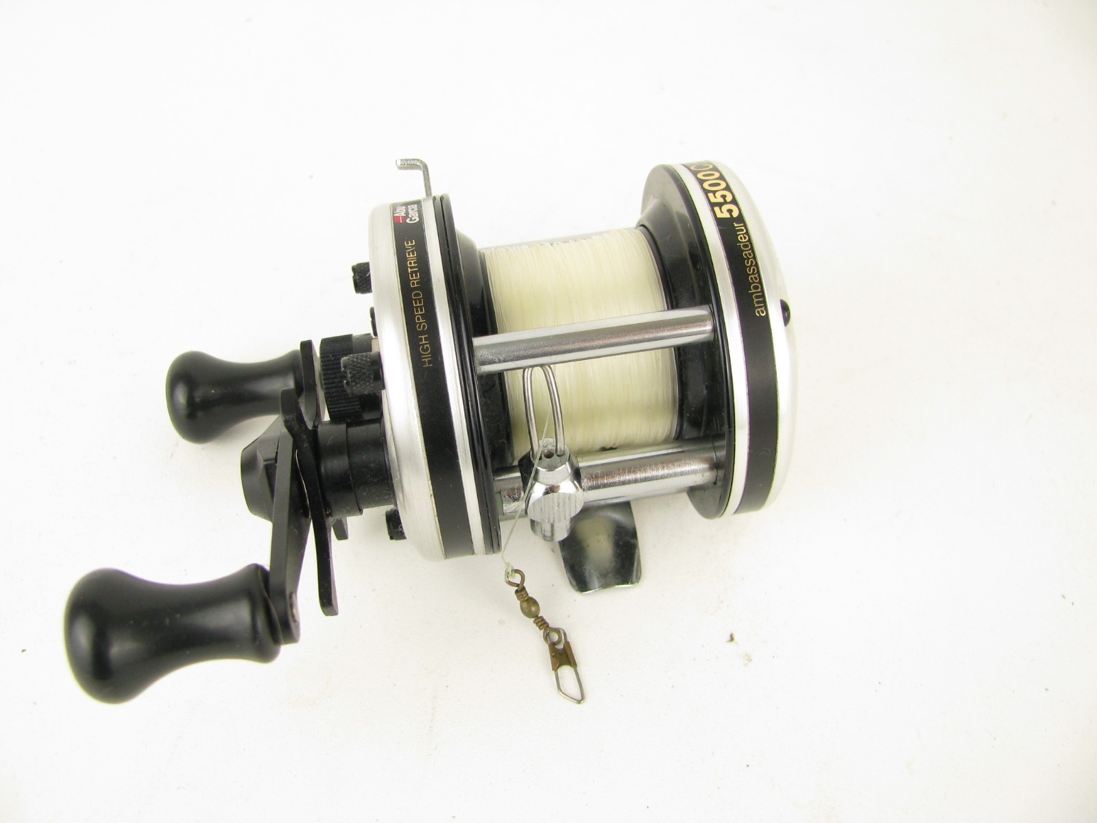EXCELLENT Abu Garcia Ambassadeur 5500 C Bait Casting Reel SWEDEN 5500C