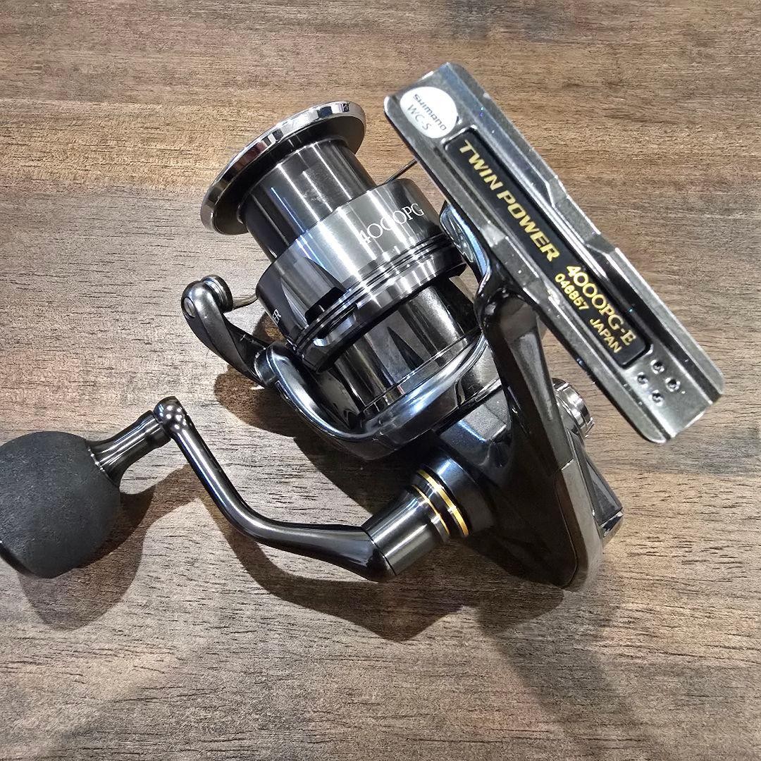 SHIMANO Twin Power 4000PG 24 Spinning Reel Used JDM Japan
