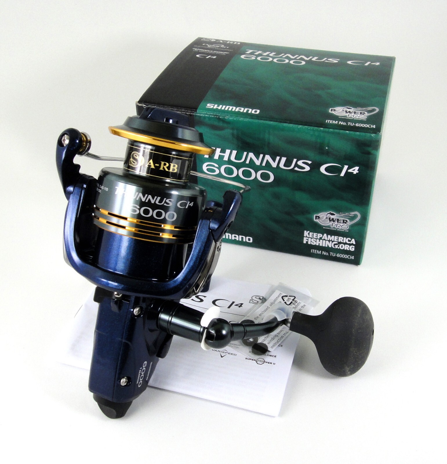 New in Box Shimano THUNNUS TU CI4 6000 Spinnig Reel *U.S SELLER*