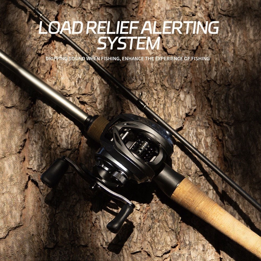 168g Baitcasting Reel DC Brake 7.1:1 Gear 6kg Drag 6+1BB Smooth Retrieve