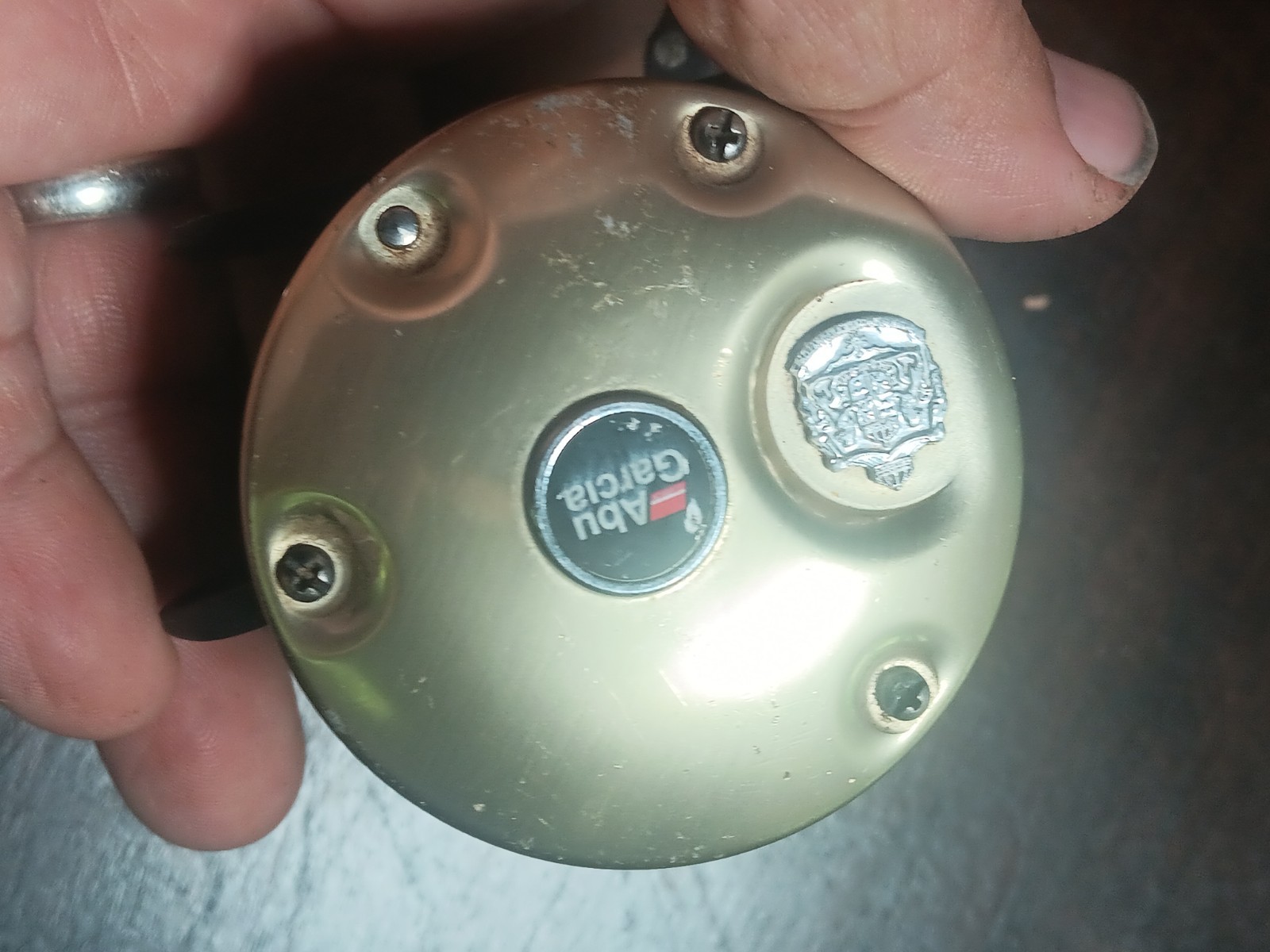 Abu Garcia Ambassadeur Bass 4600C Fishing Reel Sweden Gold