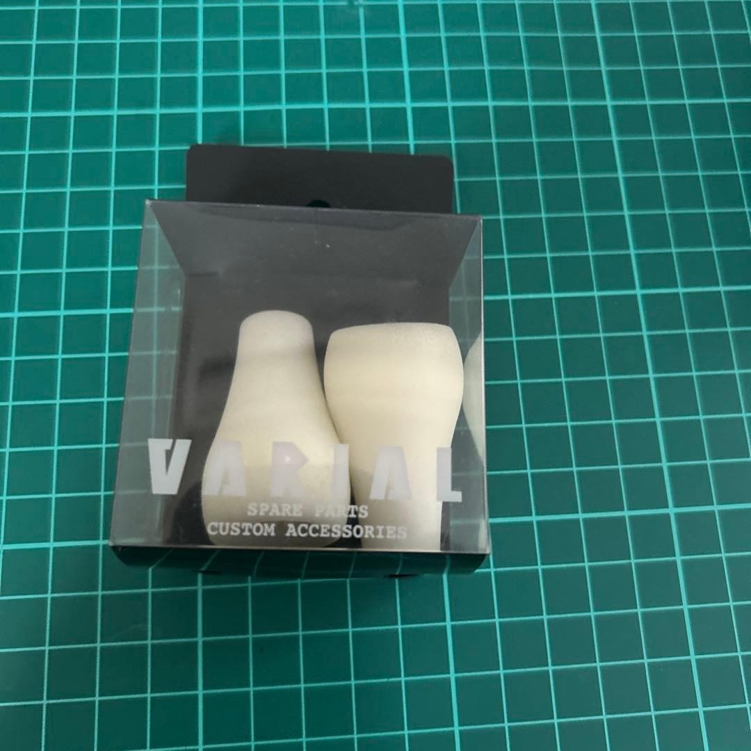 Varial Handle Knob Fat Old Material White Used