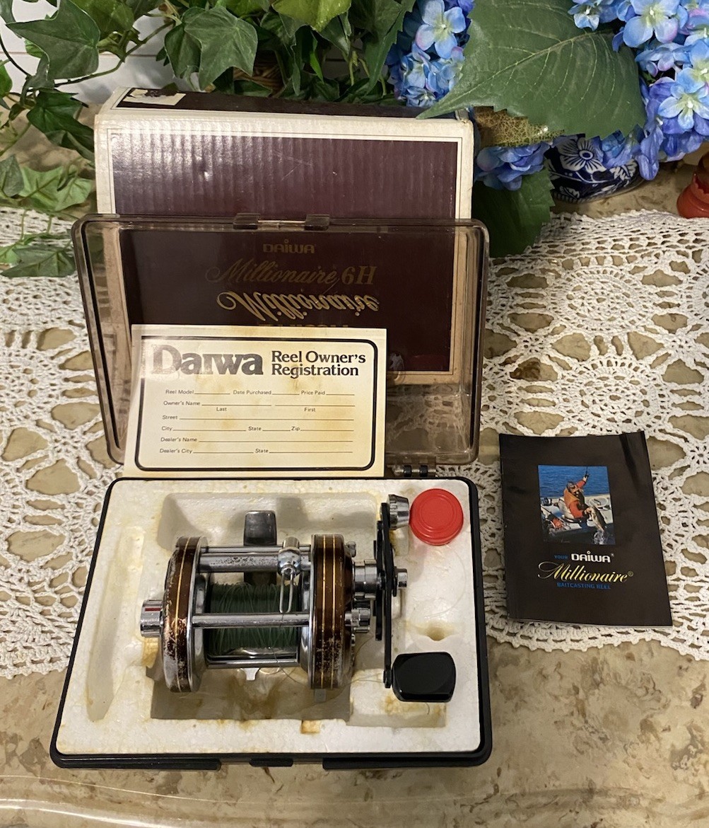 DAIWA Unused rare item Millionaire 6H Millionaire Hi speed old model Japan Box