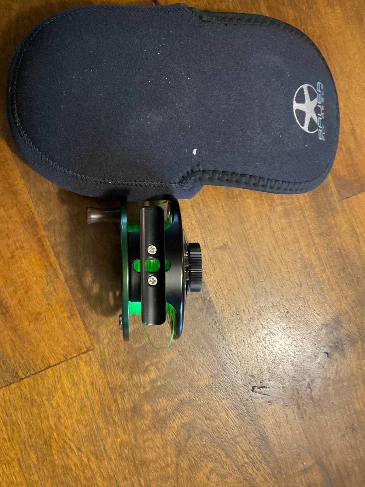 Bauer RX3 Fly Reel – Green Spool, Black Frame Excellent Condition