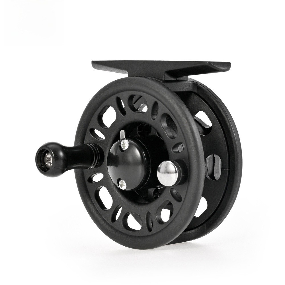 Ambidextrous Nylon Ice Fishing Reel One Way Drag Smooth Single Bearing