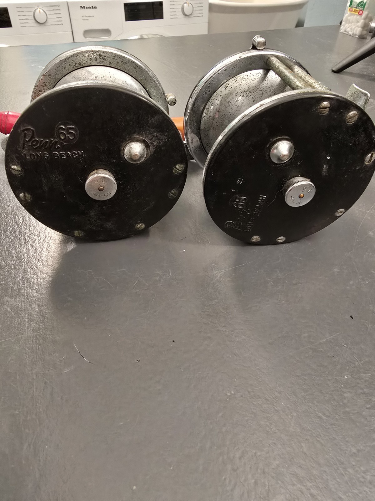 Used Penn 65 Long Beach Conventional Fishing Reel Made In USA. 3