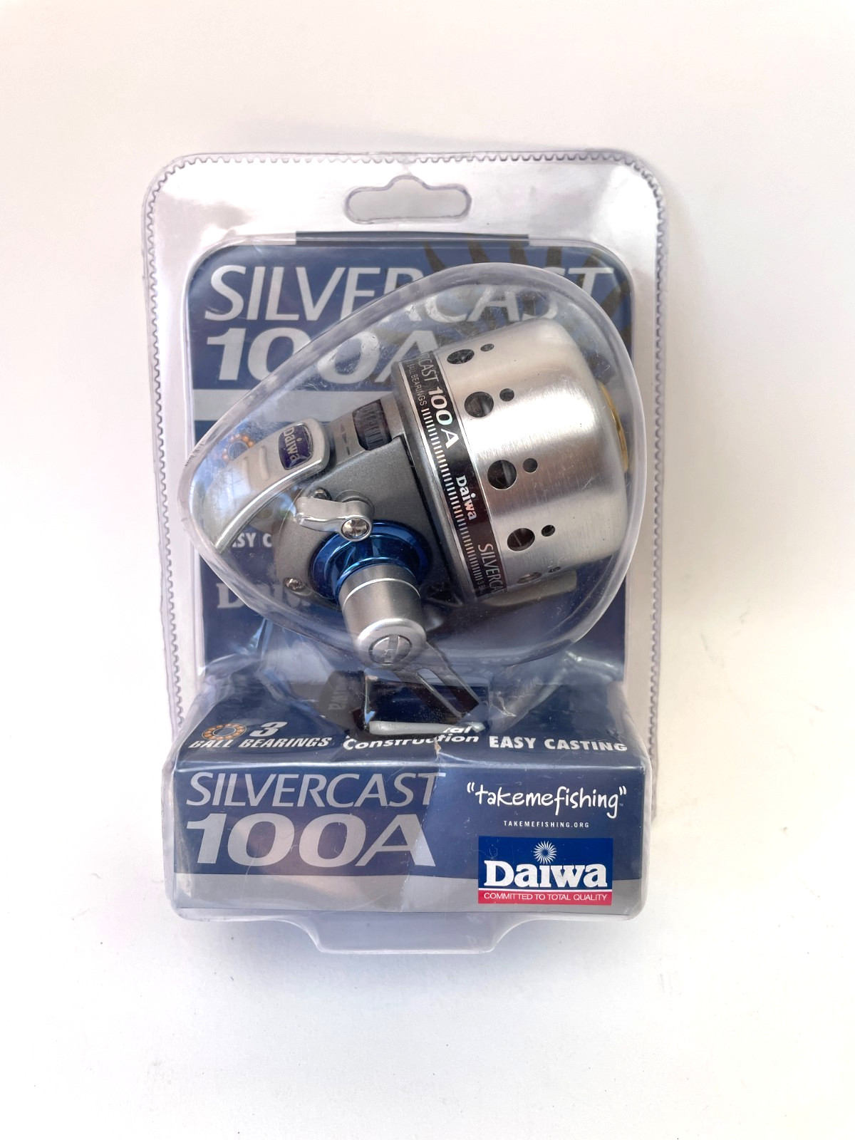 Daiwa Silvercast 100 A Spincast Reel SC100A-CP Fishing Reel 4.3:1 Gear Ratio