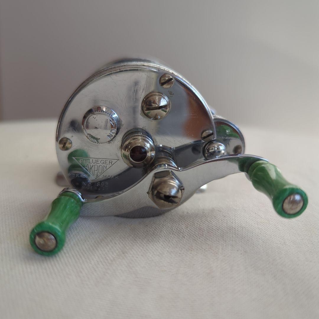 Pflueger Akron No1893 Reel Classic Used with Wear and Dents