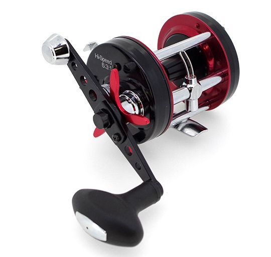 Abu Garcia Ambassadeur 6500CS Rocket Black Red High-Speed Baitcasting Reel