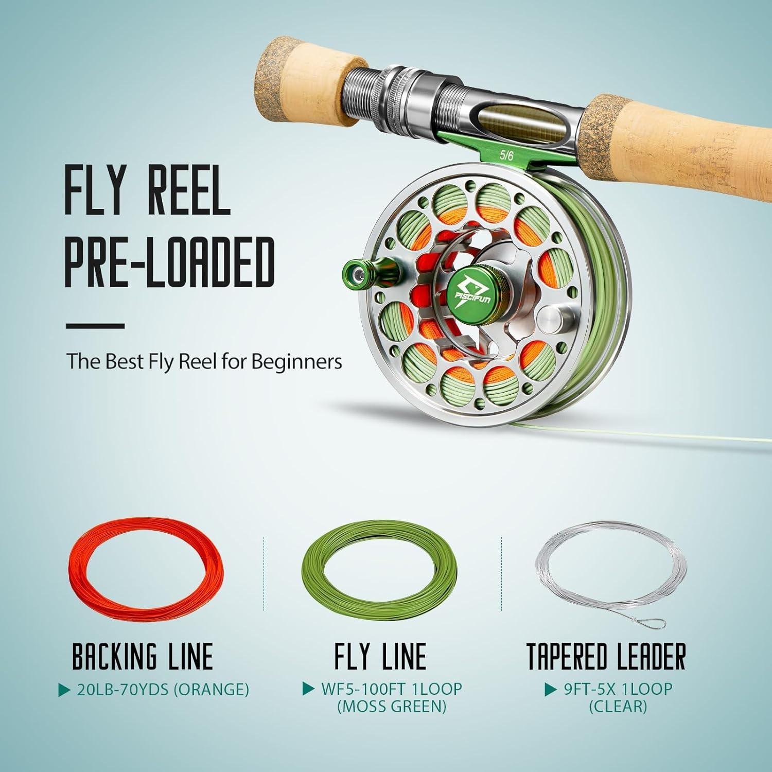 High-Strength CNC Aluminum Fly Fishing Reel
