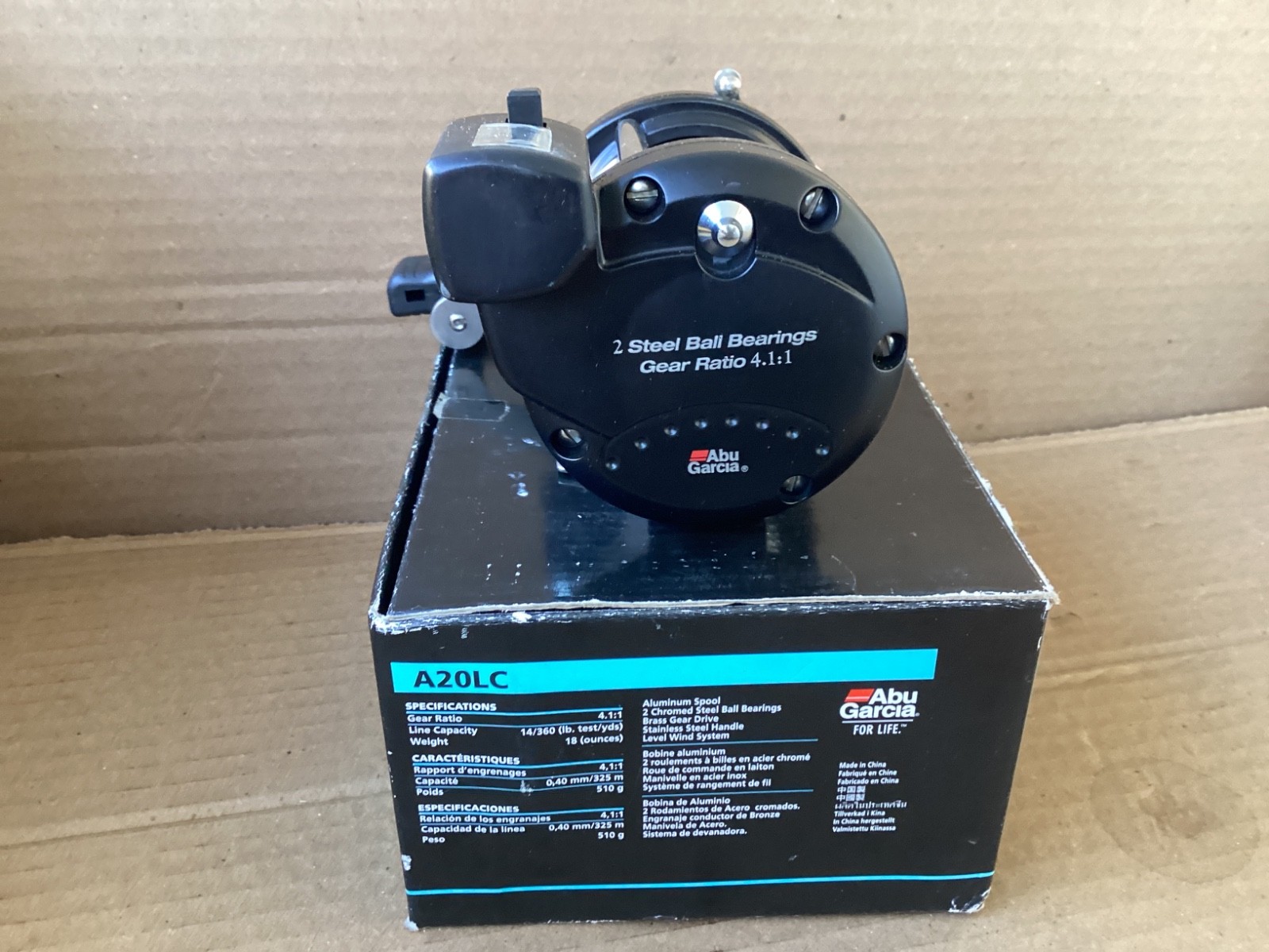 Abu Garcia Ambassador A20LC Level Wind Trolling Reel/Line Counter-downrigger Rod