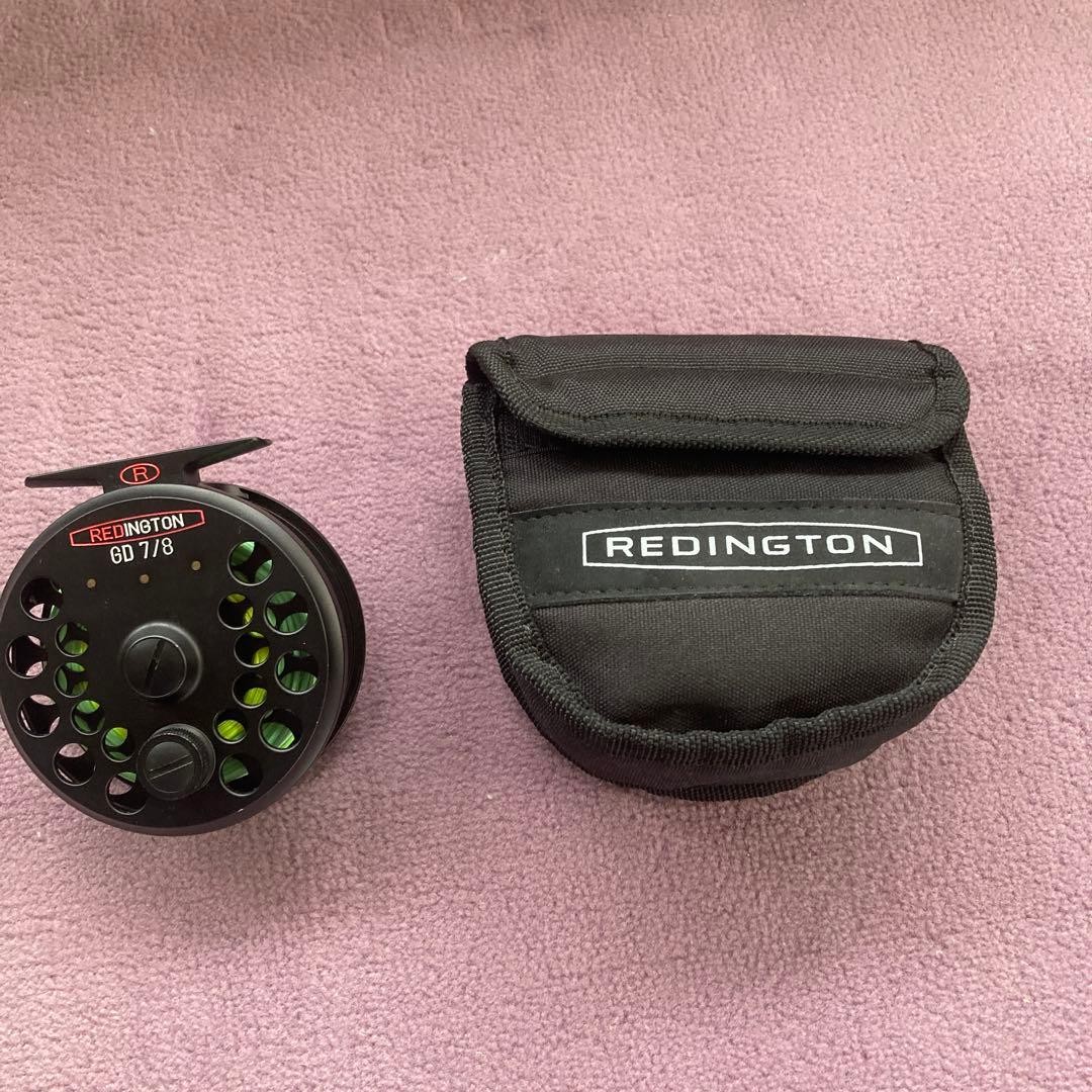 REDINGTON GD 7/8 Fly Reel with Storage Case Black Green Lightweight Durable