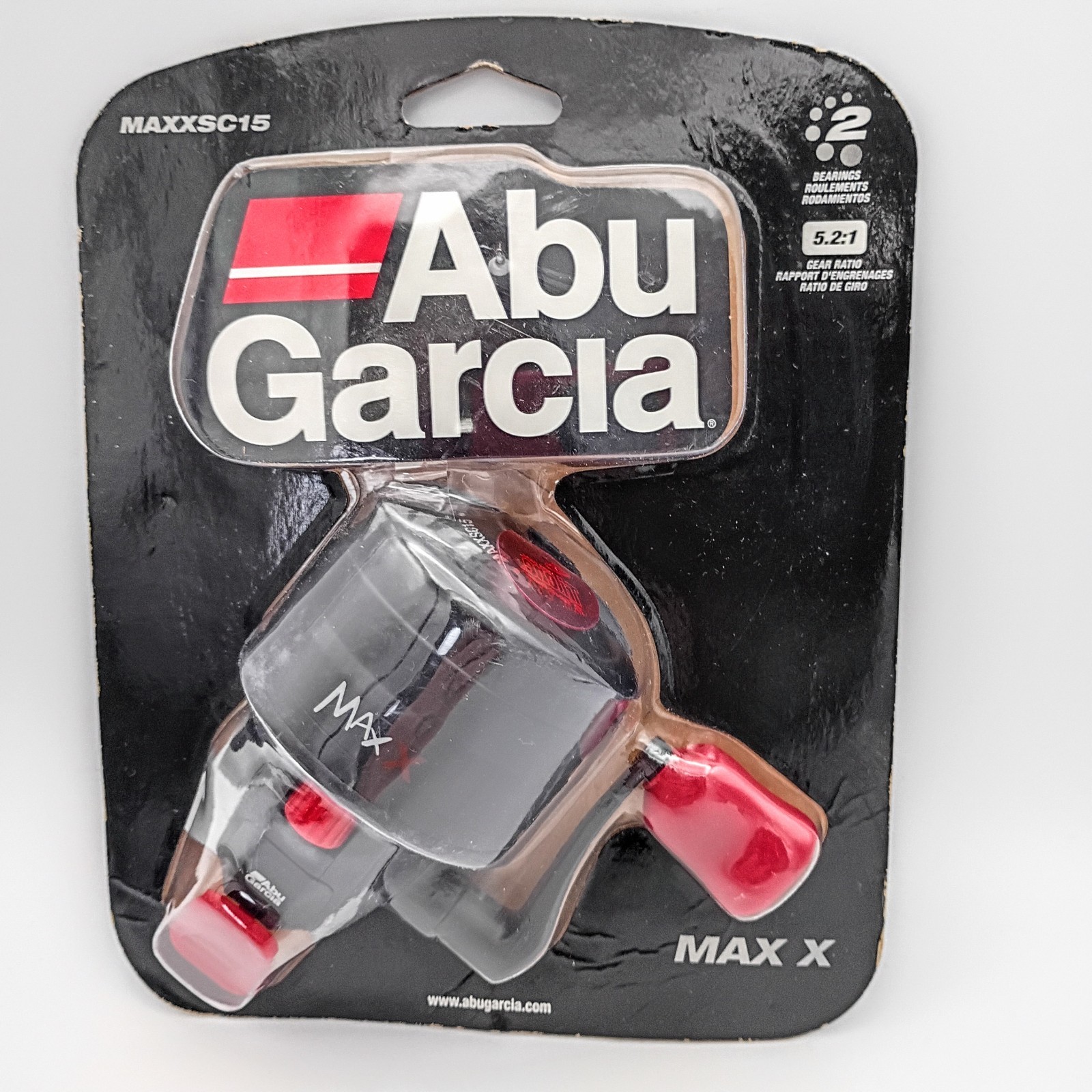 Abu Garcia MAXX SC15 Spincast Fishing Reel Closed Face 5:2:1 Pre Spooled New
