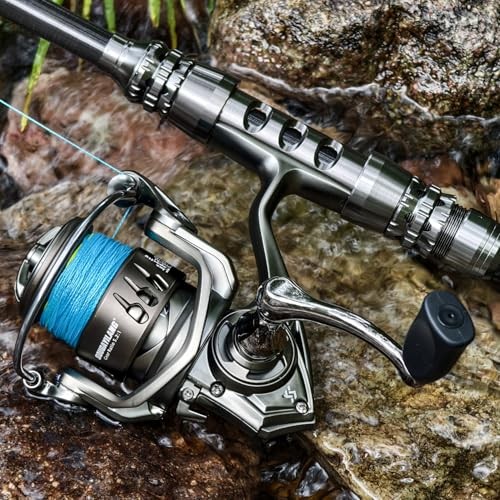 Spinning Reel – 5.2:1 Gear Ratio, 12+1 Bearings Freshwater Saltwater GW2000