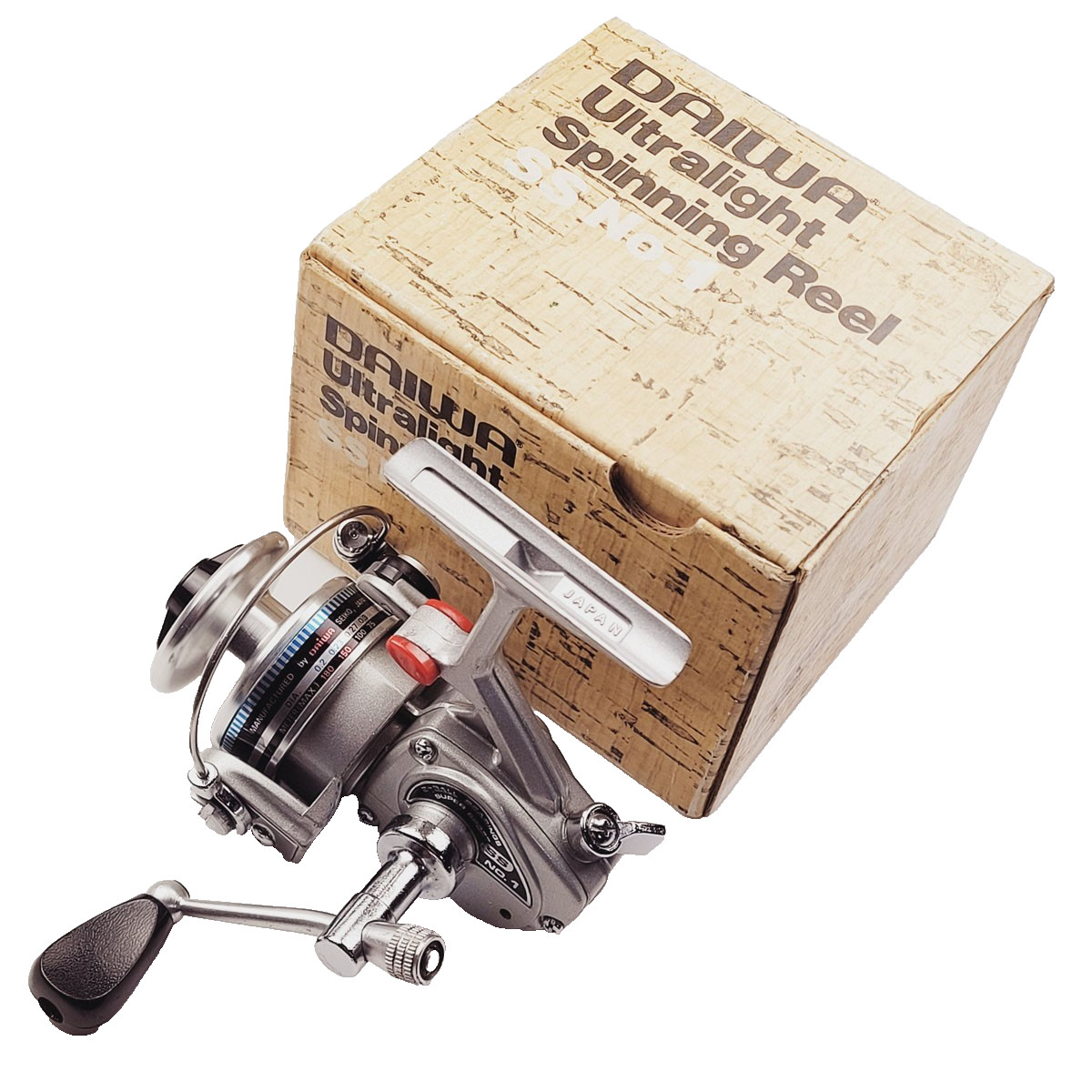 Daiwa SS1 Ultra-Light Spinning Reel 1000 Size Vintage Boxed Silver Series No. 1