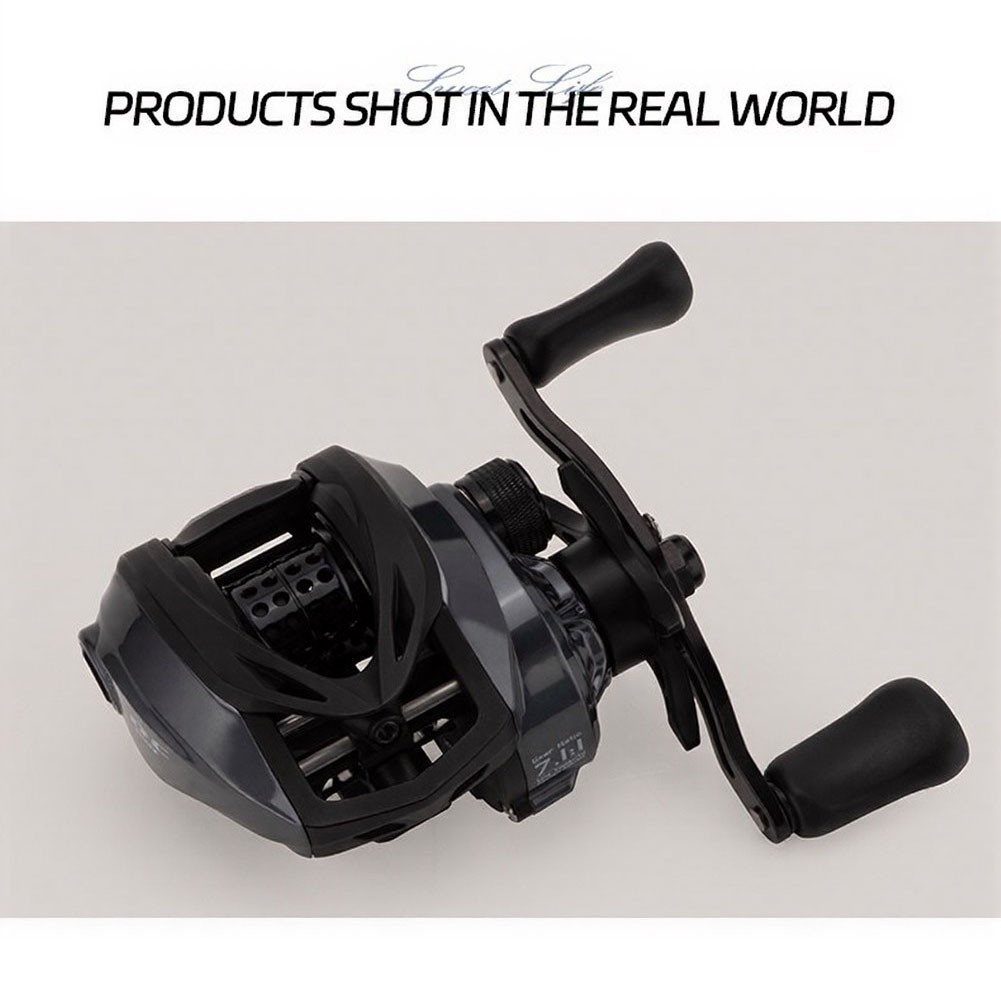 Lightweight Baitcasting Reel 168g 7.1:1 Gear 6kg Drag 6+1BB Aluminum Spool