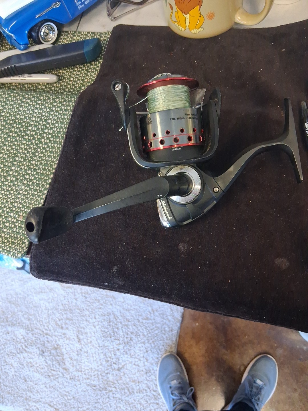 SHAKESPEARE GX 250 GEAR RATIO 5.1:1. 12 Pound 280 Yrds 14 Pound 215 Yrds 17…