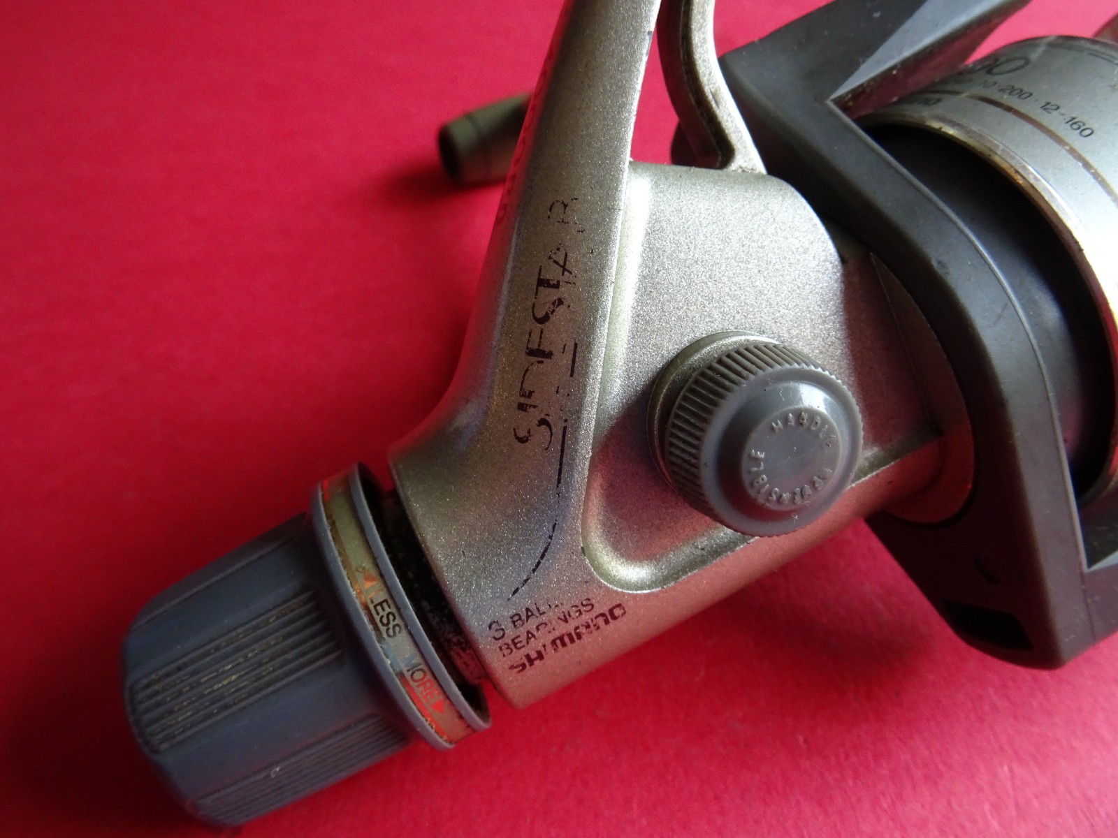 A SCARCE SHIMANO SIDESTAB 4000RB MATCH FISHING/SPINNING REEL