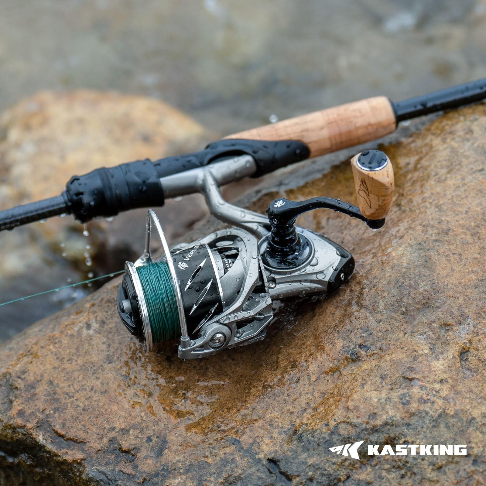 Ultra-Lightweight 5oz Spinning Fishing Reel, 5.2:1 Gear Ratio, 10+1 Bearings, Ca