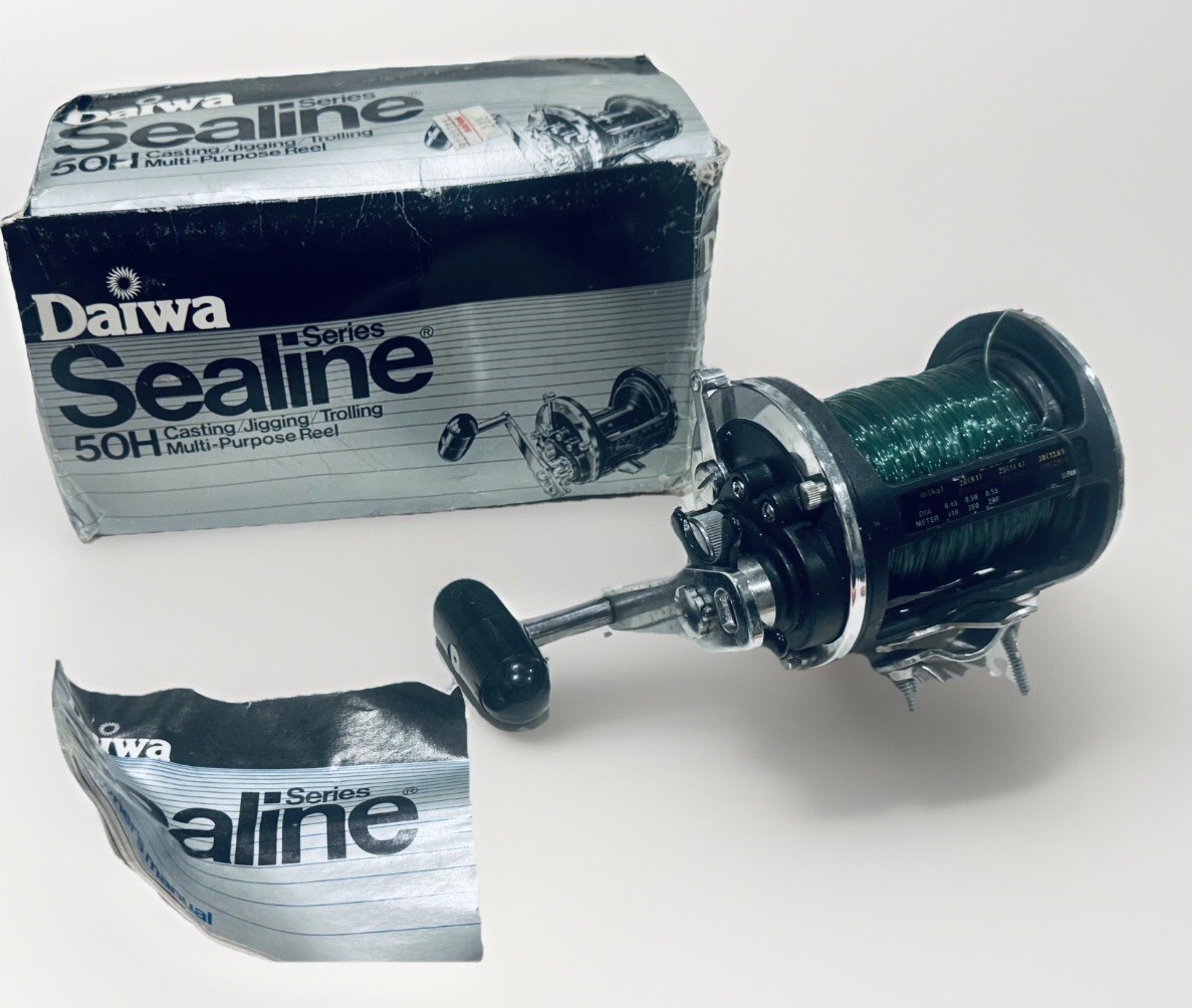 Daiwa Sealine 50H Star Drag Big Game Reel Clean w/ Box & Manual Japan