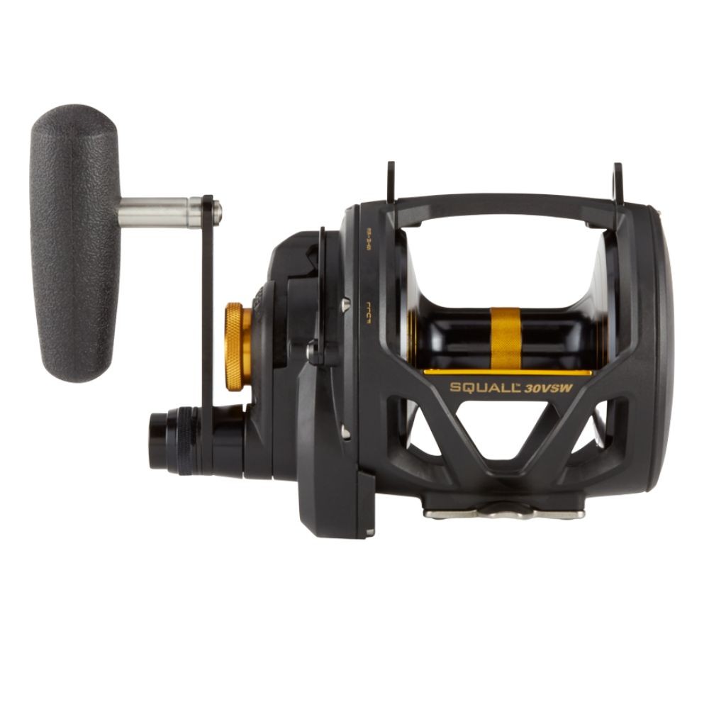PENN Saltwater Game Fishing Conventional Lever Drag 2 Speed Reel SQUALL 30VSW