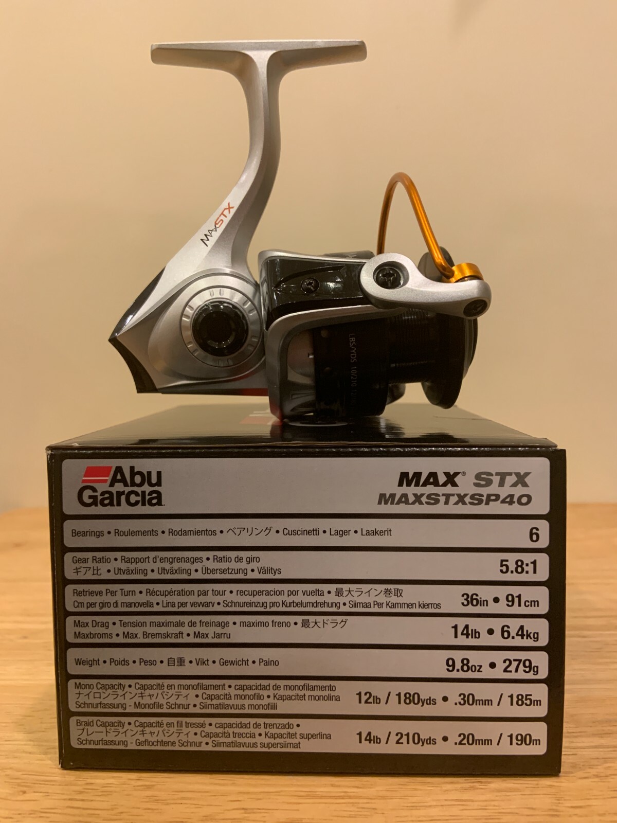 ABU GARCIA MAX STX MAXSTXSP40 SPINNING REEL
