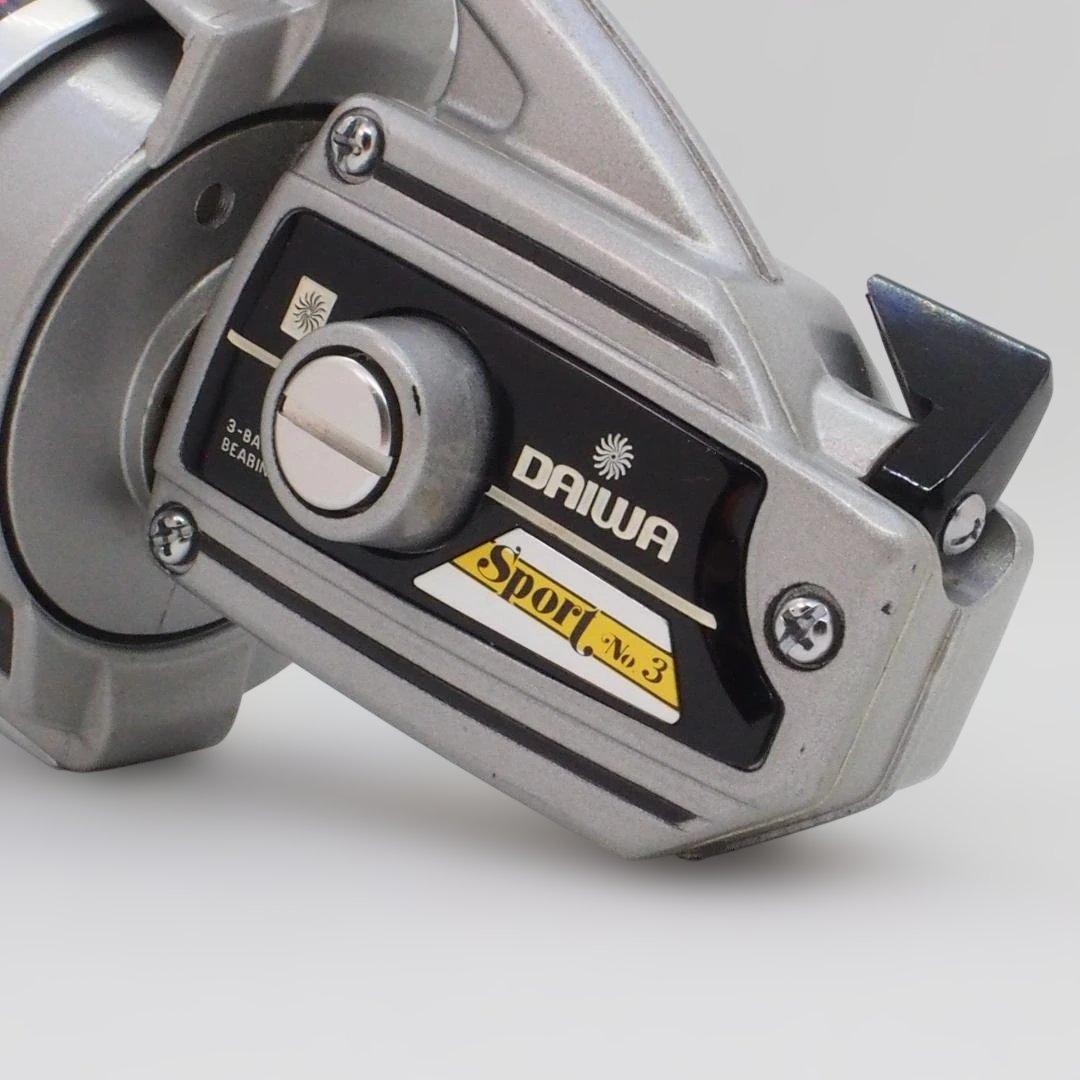 Daiwa Sport No.3 Spinning Reel 3 Ball Bearing Vintage Gear Ratio 4.51