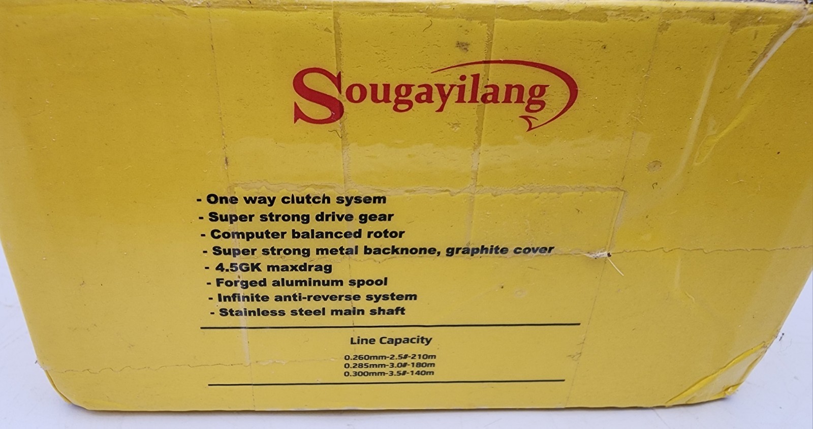 SOUGAYILANG FISHING REEL 7.1:1 SPD RATIO 17+1BB MAGNETIC BRAKE SYSTEM DRAG 8KG