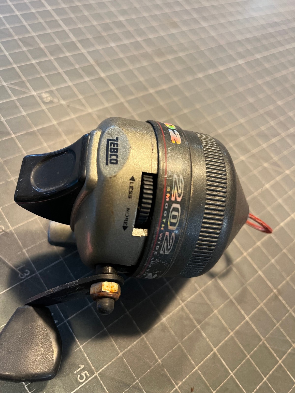 Zebco 202 Vintage Spincast Spinning Fishing Reel – Made in USA – Works! Lot K