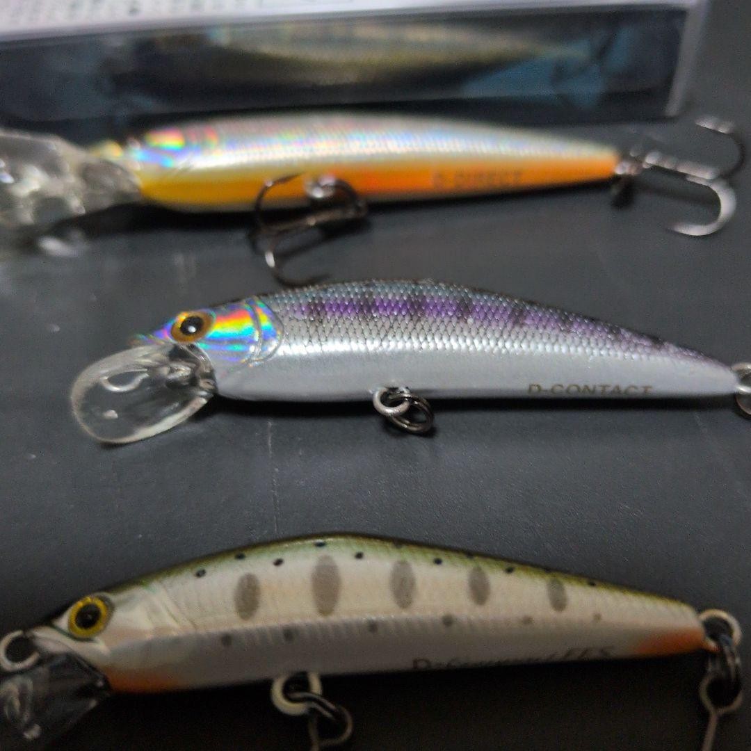 Smith D Contact Direct Compact Fishing Lure Set of 4 Minnow Tackle Japan
