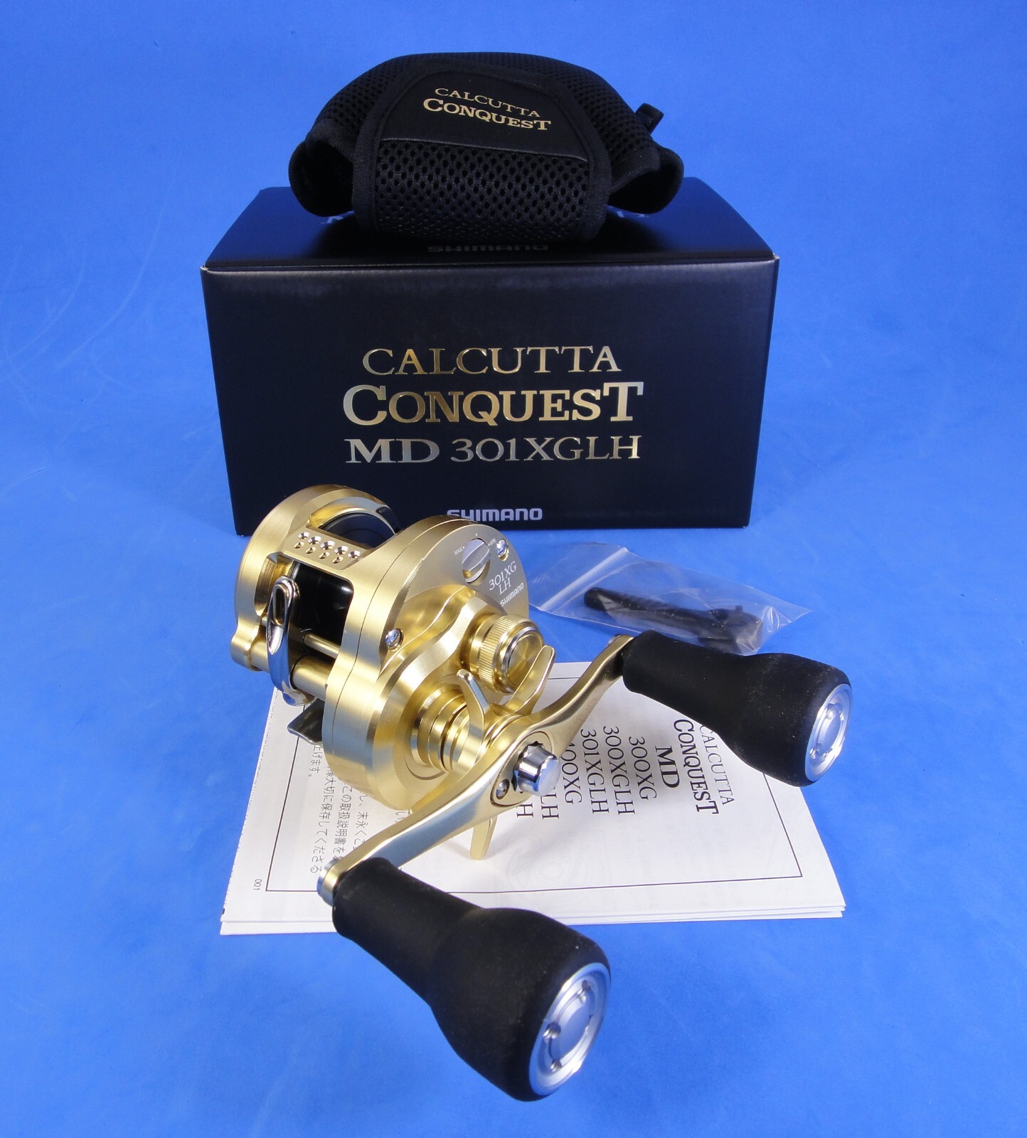 23 SHIMANO CALCUTTA CONQUEST MD 301XGLH LH REEL (U.S SELLER~SHIP FROM U.S)