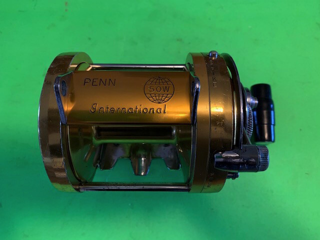 CUSTOM BUILT PENN INTERNATIONAL 50W 2-SPEED FISHING REEL CAL SHEETS CONVERSION