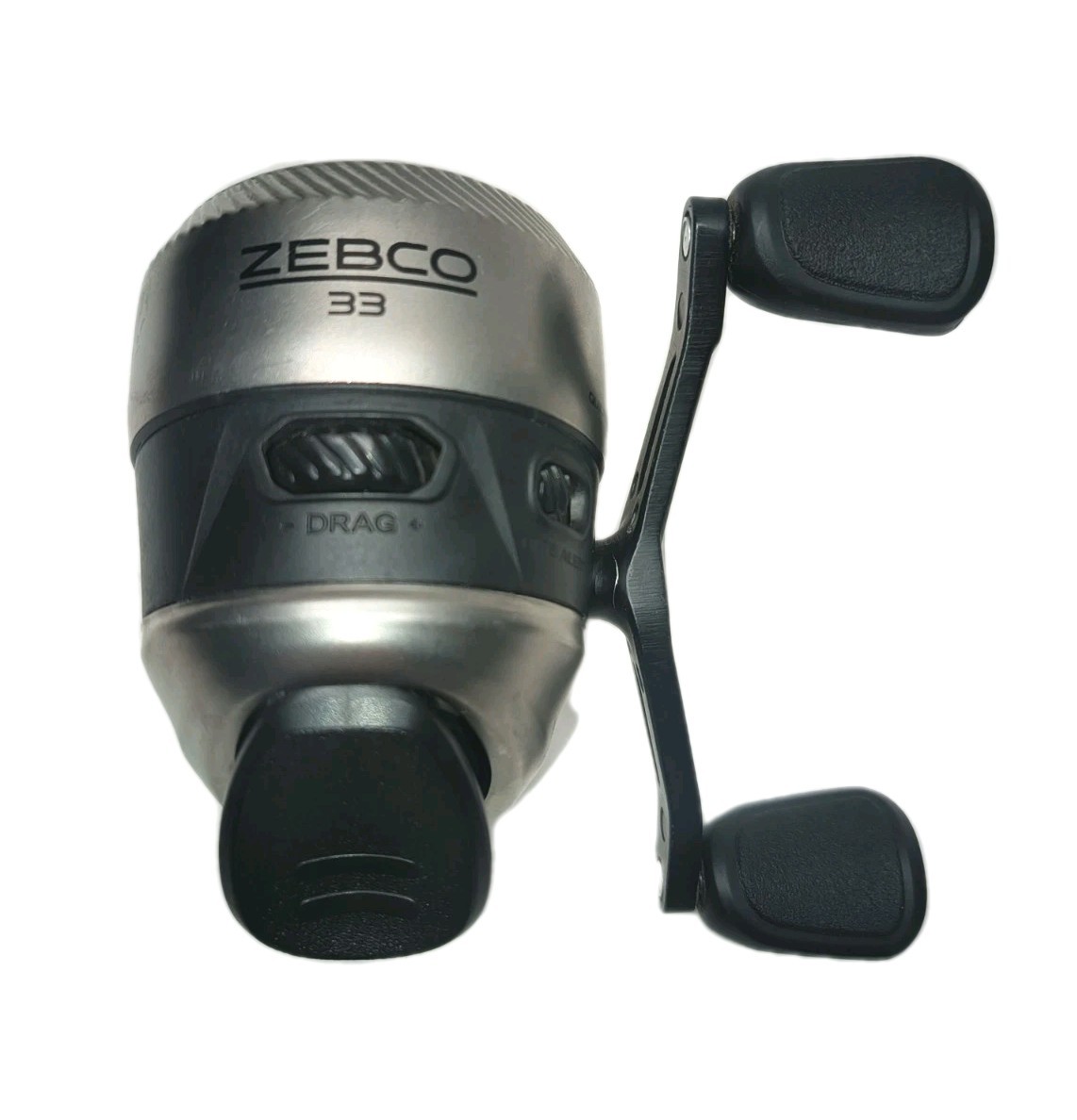 ZEBCO 33 Spincast Reel 4.1:1 Gear Ratio w Bite Alert 10 lb test line 33N