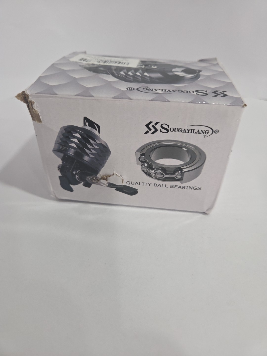 Fishing Reel 3.9:1 Gear Ratio&Double Roller Pin Paired with Ball Bearings Gear