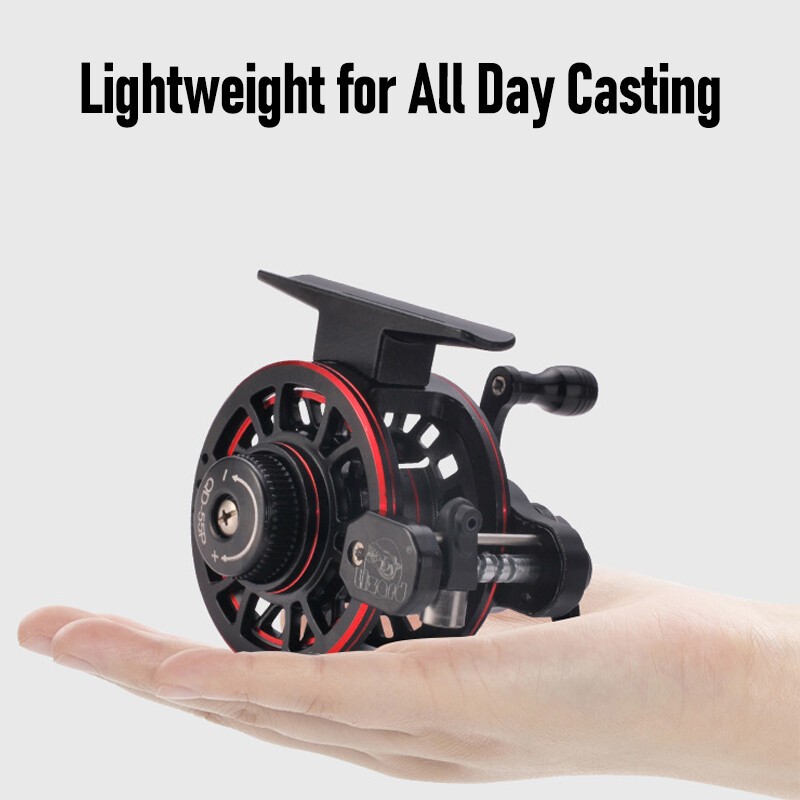 1pc Metal Ice Fishing Reel High Speed 3.0:1, 3+1BB Inline Ice Fishing Reels
