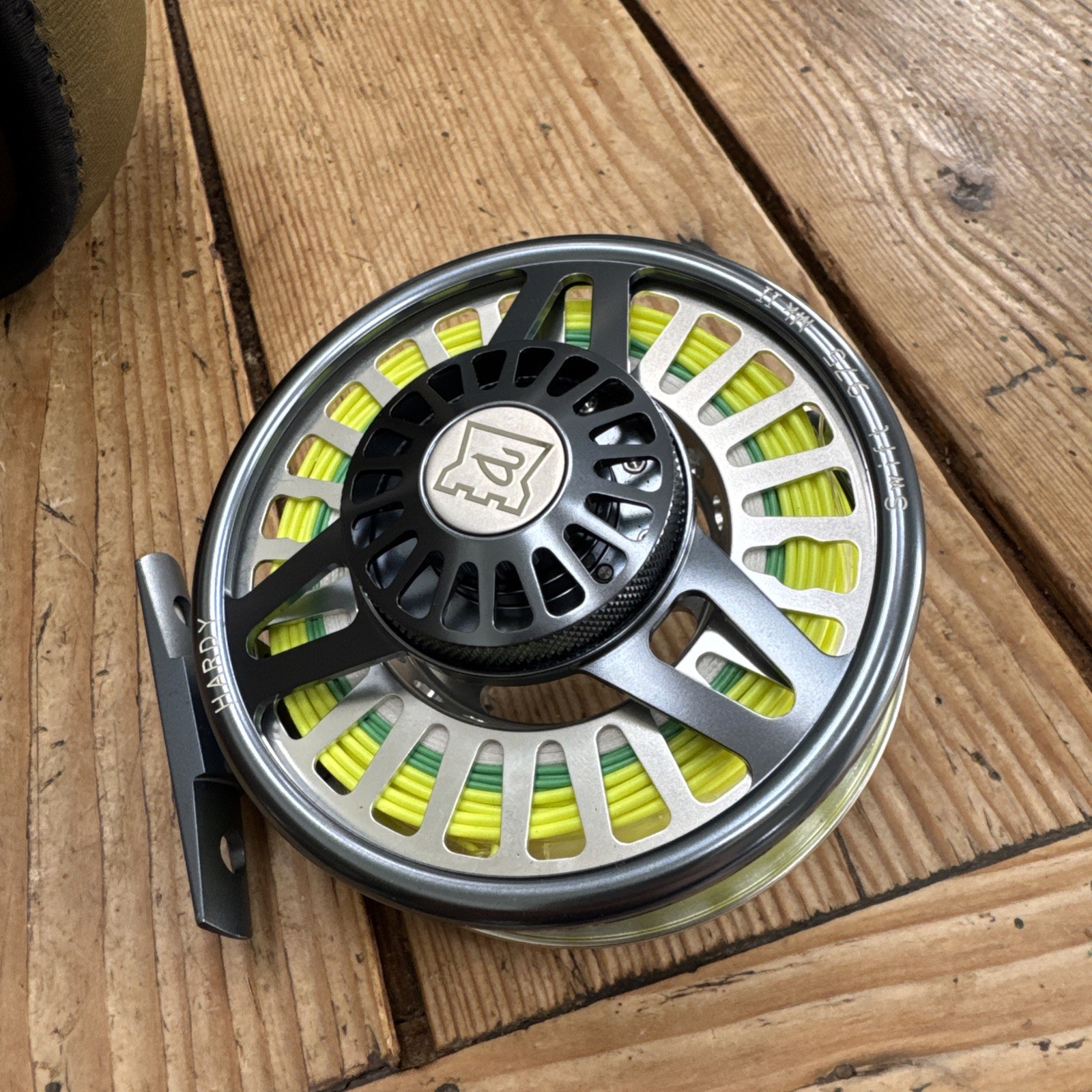 Hardy Swift 975 , unused, NEW! With documents. LIGHT SALMON / TROUT FLY REEL