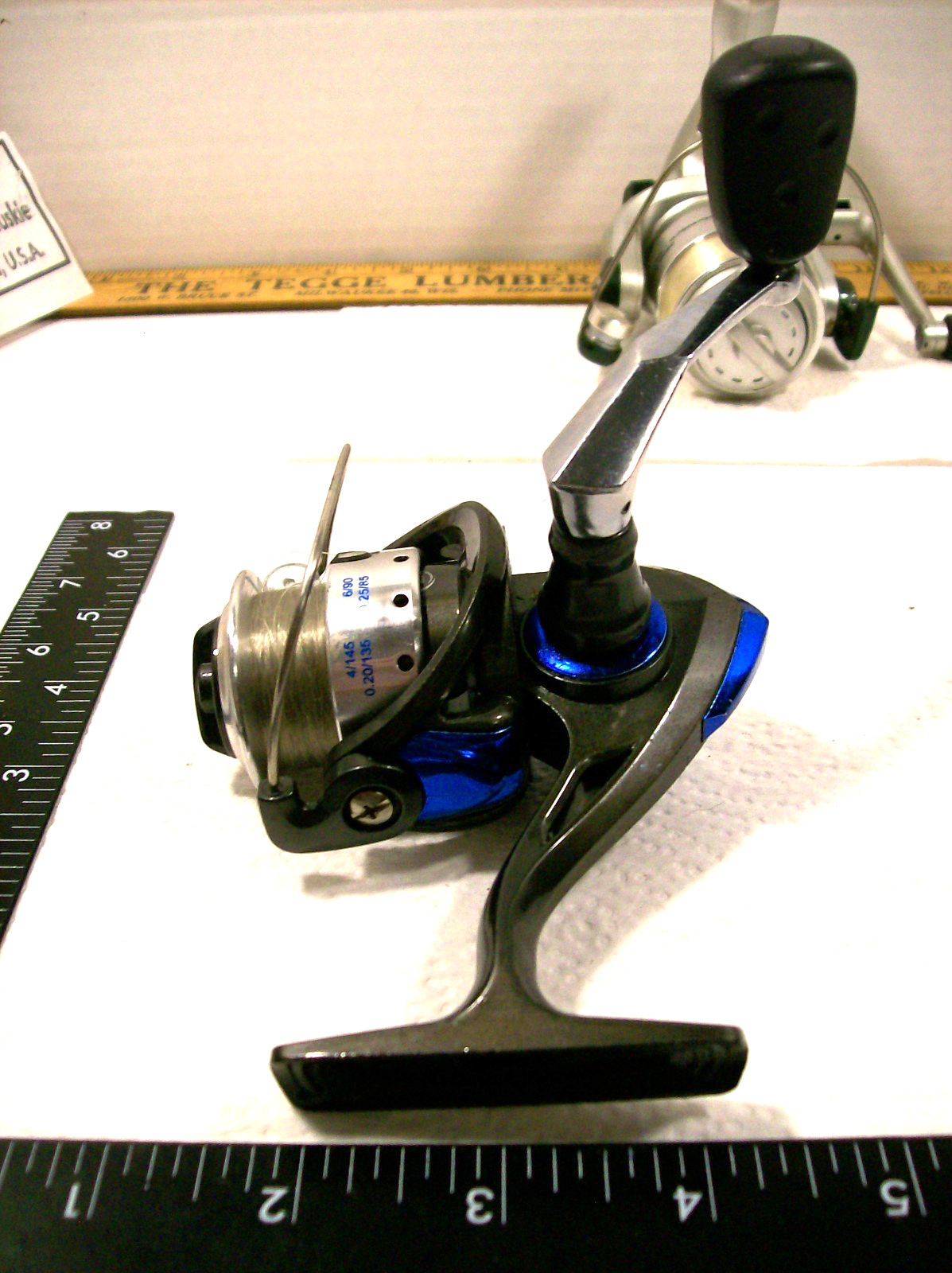 „No.8 THERMOICE “ (13 Fish?) Open Face Ice Fishing Reel-Front Drag- Anti-Reverse
