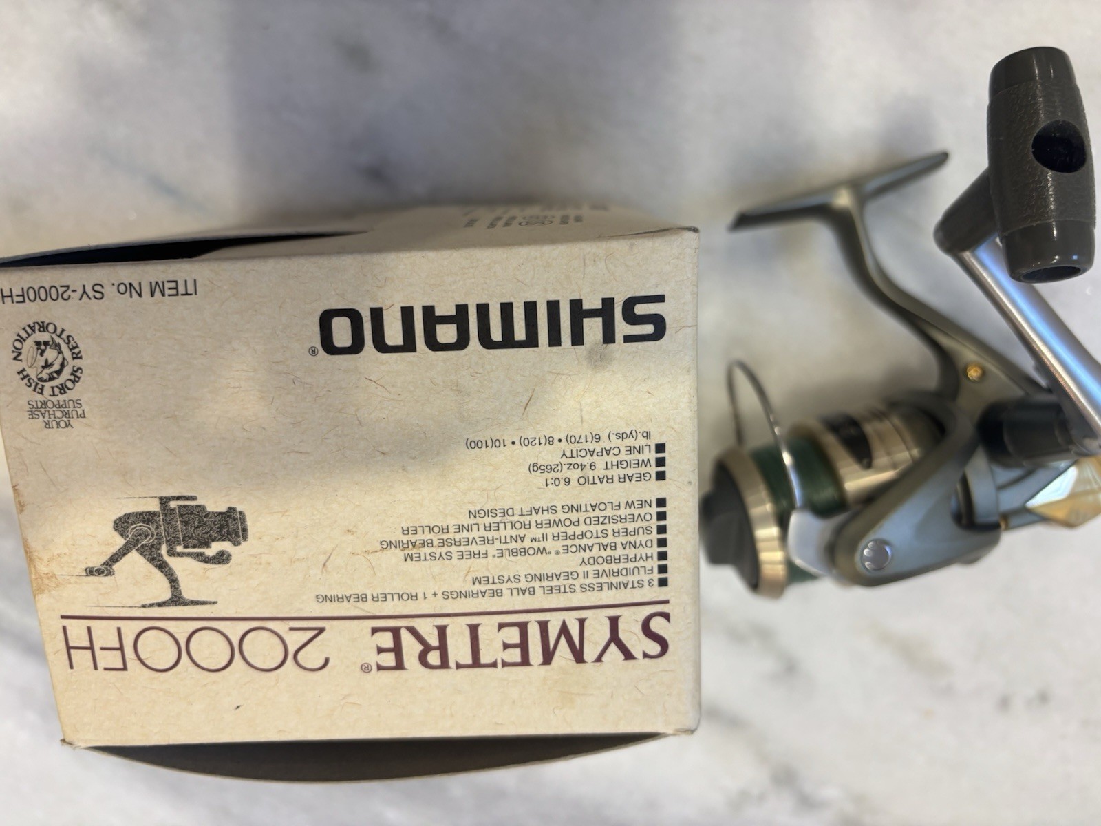 Shimano Symetre 2000FH Spinning Fishing Reel Right/Left Retrieve Fluidrive